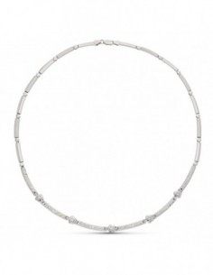 Gargantilla Blanco Tramos