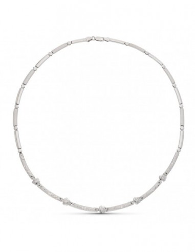 Gargantilla Blanco Tramos
