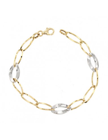 18K PULSERA BICOLOR 19,5 CM. 3,95 GRS.