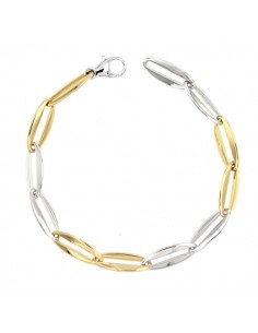 18K PULSERA BICOLOR 20 CM